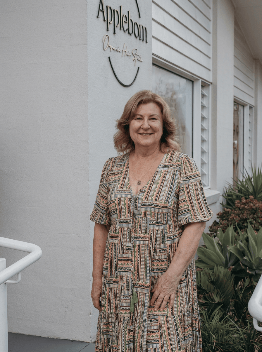 Debbie, owner of Applebom hair salon