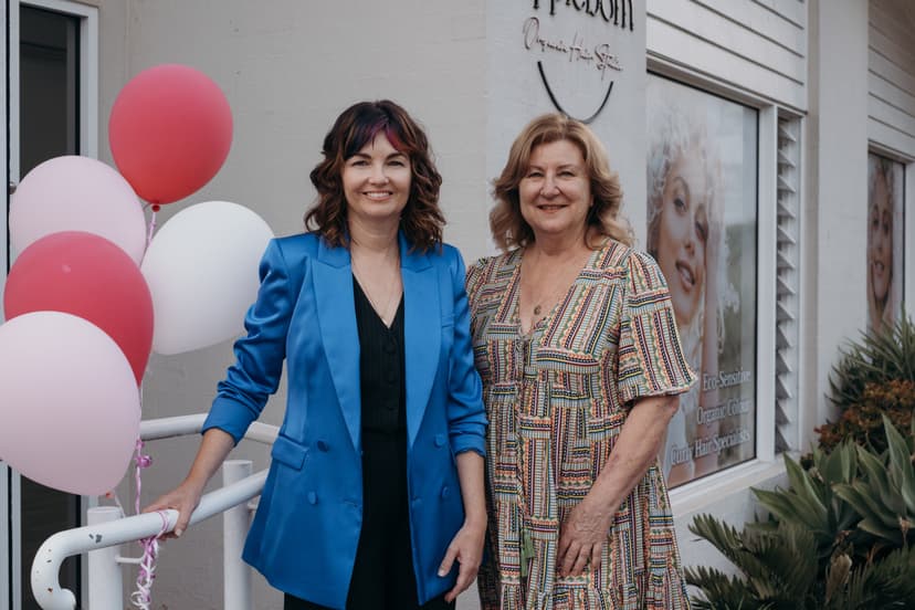 Debbie, owner of Applebom hair salon